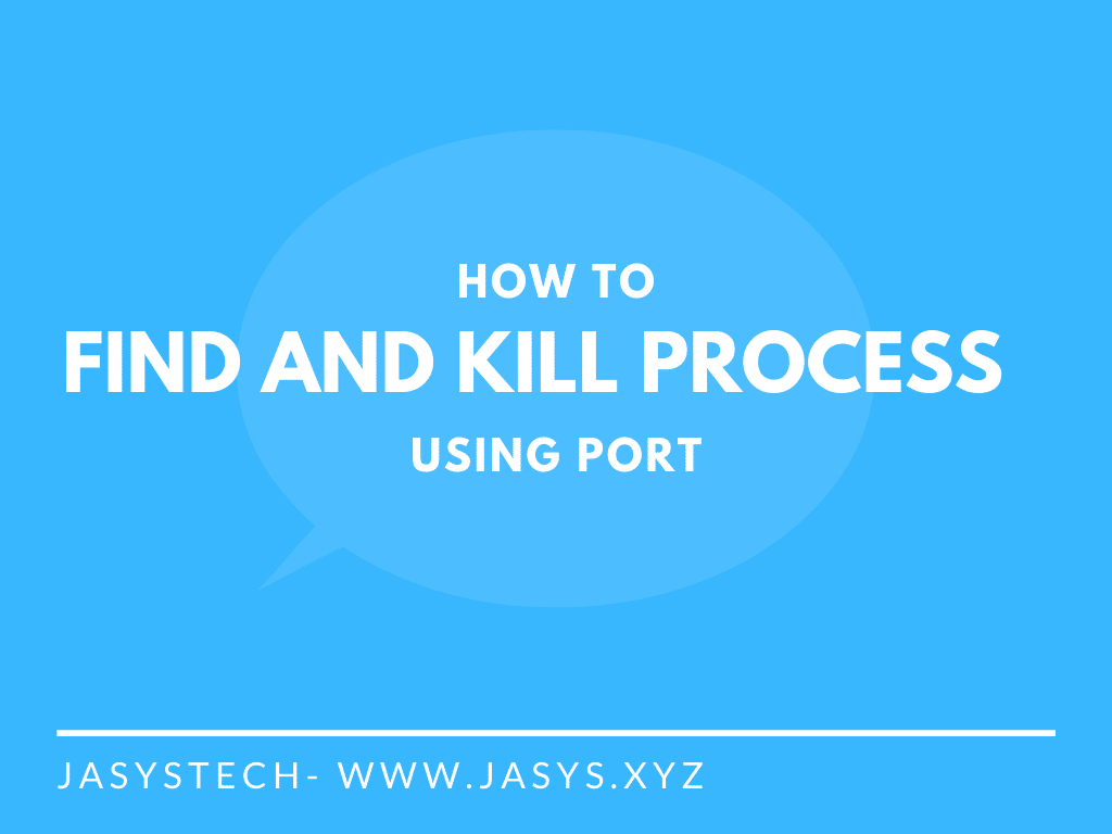 find and kill process using port