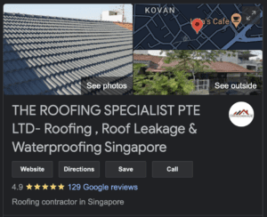 The Roofing Specialist - Google Business